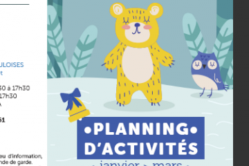 Calendrier des animations du relais petite enfance